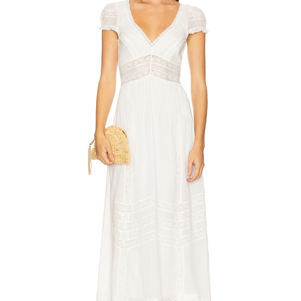 Love Shack Fancy Suvi Midi Dress